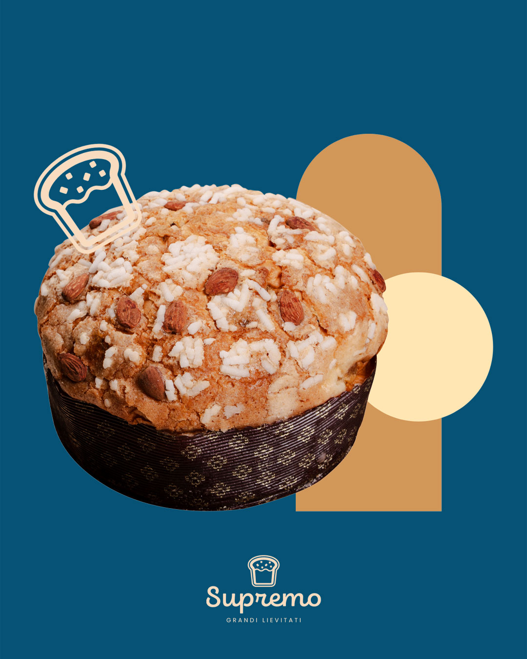 Panettone Mandorlotto - Supremo Grandi Lievitati